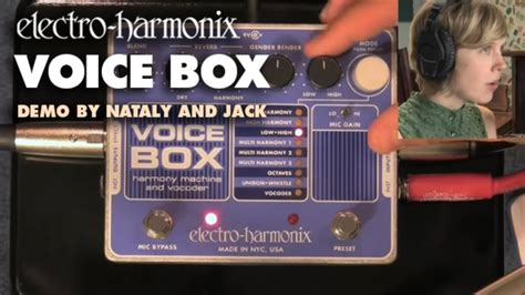 electro harmonix voice box demo|electro Harmonix ehx.